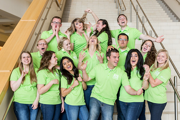 A group photo of the Student Support Leadership. Spring 2015