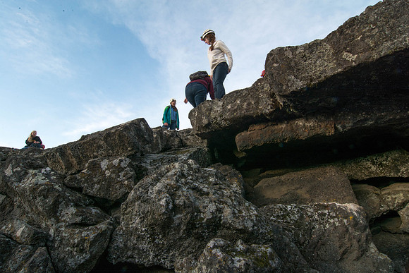 Students go to the Civil Defense Caves as an activity at the BYU-Idaho Outdoor Activities program.