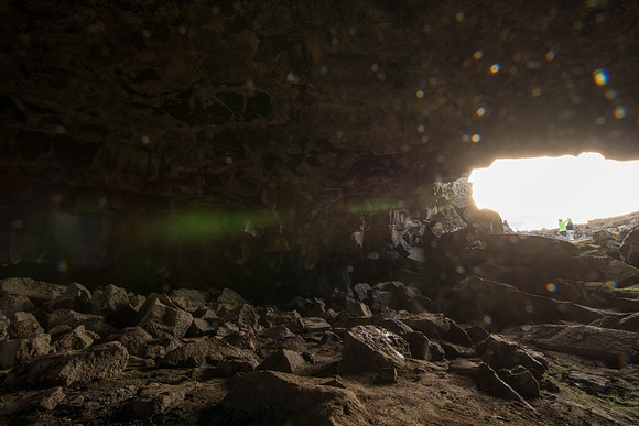 Students go to the Civil Defense Caves as an activity at the BYU-Idaho Outdoor Activities program.