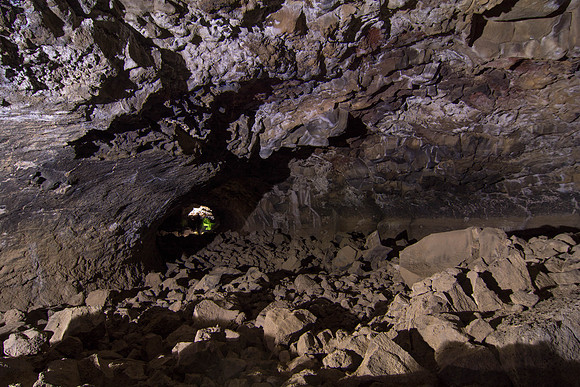 Students go to the Civil Defense Caves as an activity at the BYU-Idaho Outdoor Activities program.