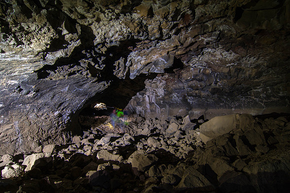 Students go to the Civil Defense Caves as an activity at the BYU-Idaho Outdoor Activities program.