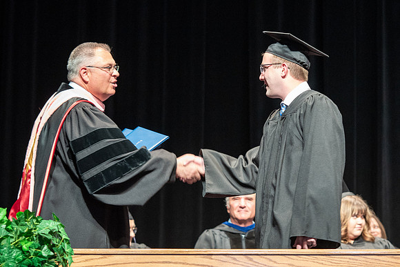 Graduates during Interdisciplinary Studies convocation.