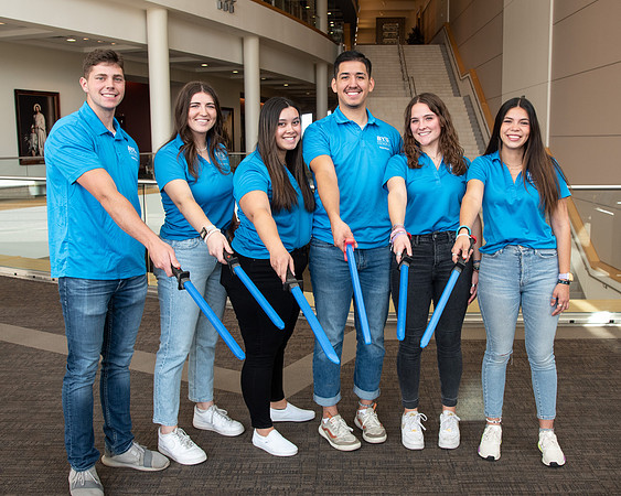 Campus Life groups in the I-Center.