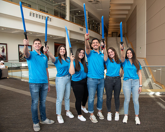 Campus Life groups in the I-Center.