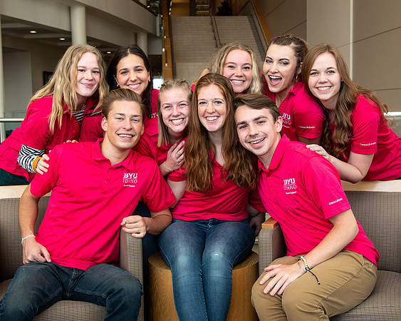 Campus Life groups in the I-Center.