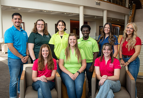 Campus Life groups in the I-Center.