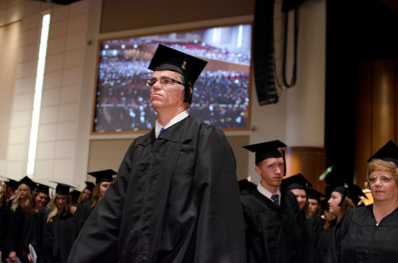 Commencement during graduation spring 2012