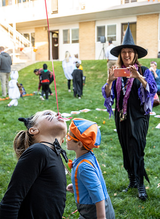 Online Learning Department, Halloween Carnival in Lamprecht Hall courtyard.