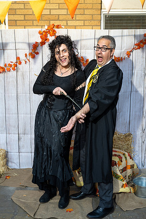 Online Learning Department, Halloween Carnival in Lamprecht Hall courtyard.