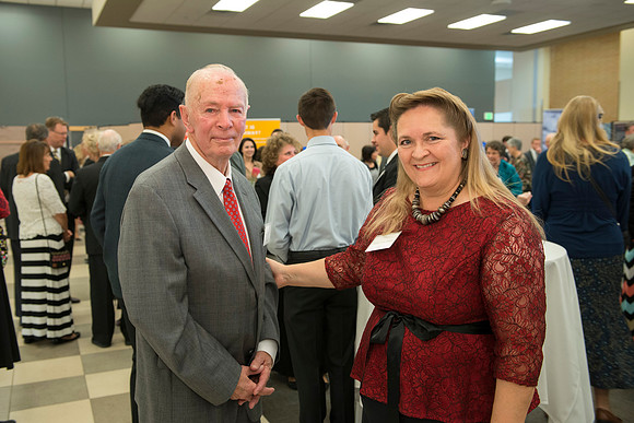 President Clark G.Gilbert meets with members of the President's Club for an evening of good food, entertainment and enlightenment.