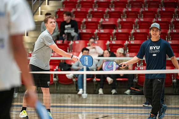 Pickleball Tournament held in the Hart Gym.