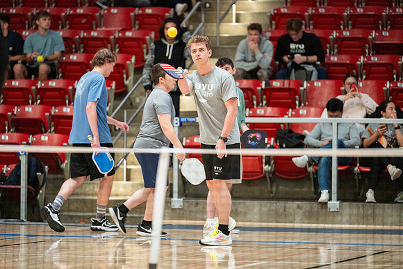 Pickleball Tournament held in the Hart Gym.
