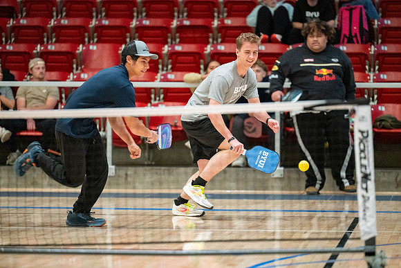 Pickleball Tournament held in the Hart Gym.
