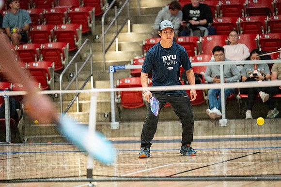 Pickleball Tournament held in the Hart Gym.