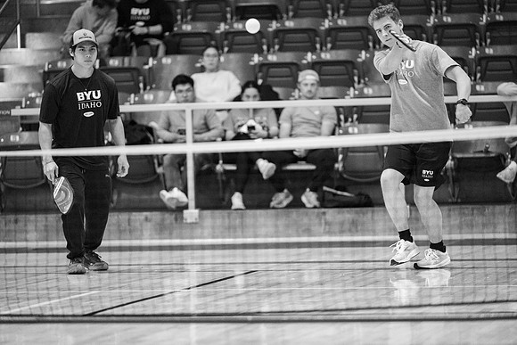 Pickleball Tournament held in the Hart Gym.