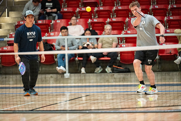 Pickleball Tournament held in the Hart Gym.