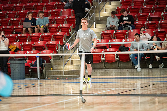 Pickleball Tournament held in the Hart Gym.