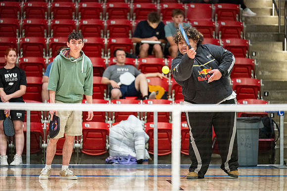 Pickleball Tournament held in the Hart Gym.