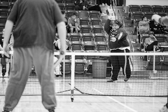 Pickleball Tournament held in the Hart Gym.