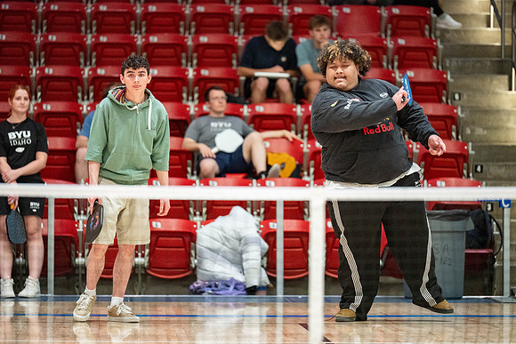 Pickleball Tournament held in the Hart Gym.