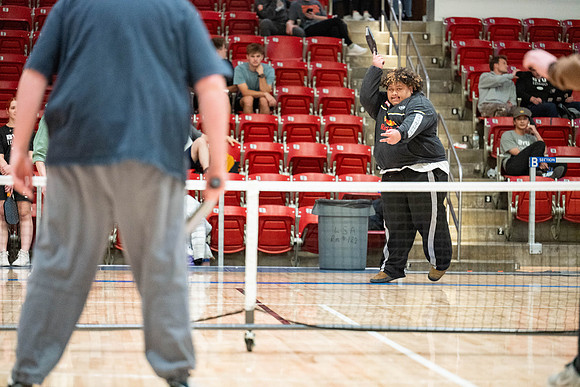 Pickleball Tournament held in the Hart Gym.