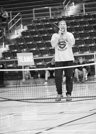 Pickleball Tournament held in the Hart Gym.
