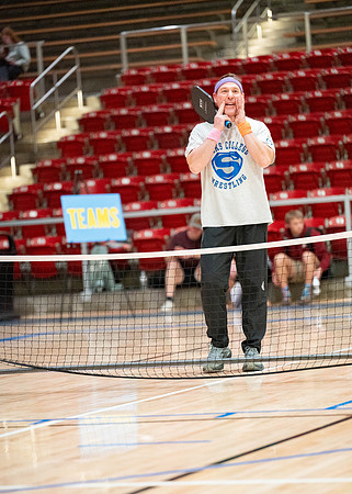 Pickleball Tournament held in the Hart Gym.