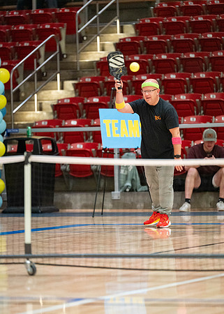 Pickleball Tournament held in the Hart Gym.