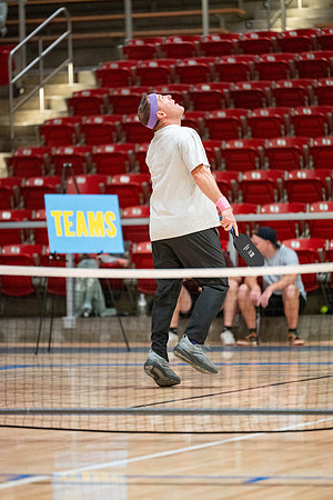 Pickleball Tournament held in the Hart Gym.