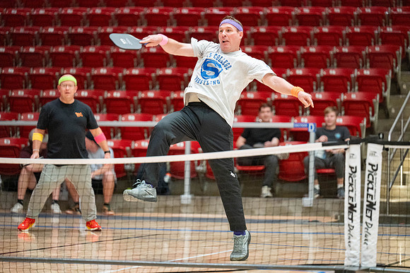 Pickleball Tournament held in the Hart Gym.