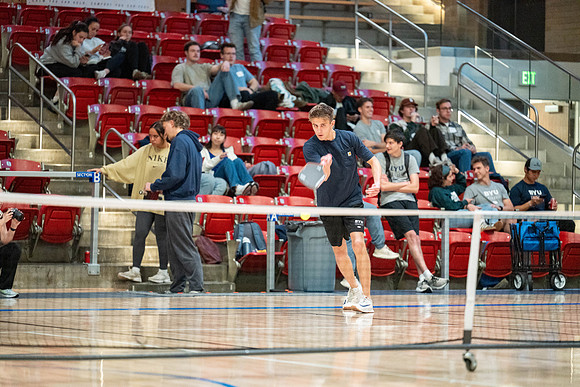Pickleball Tournament held in the Hart Gym.