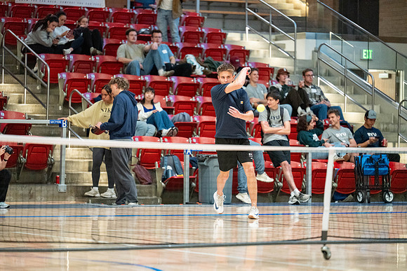 Pickleball Tournament held in the Hart Gym.