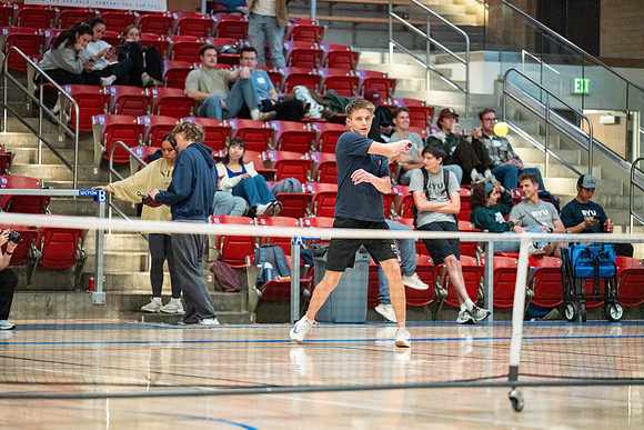 Pickleball Tournament held in the Hart Gym.
