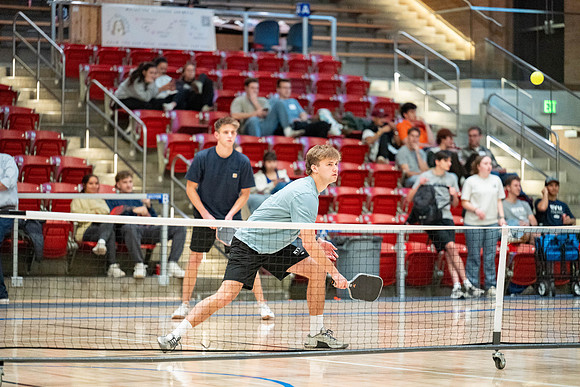 Pickleball Tournament held in the Hart Gym.