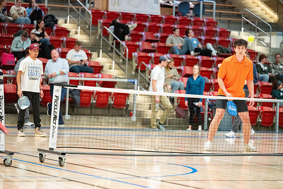 Pickleball Tournament held in the Hart Gym.
