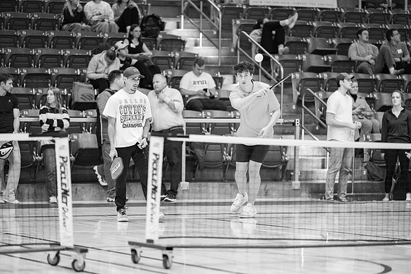 Pickleball Tournament held in the Hart Gym.