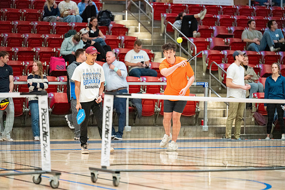 Pickleball Tournament held in the Hart Gym.