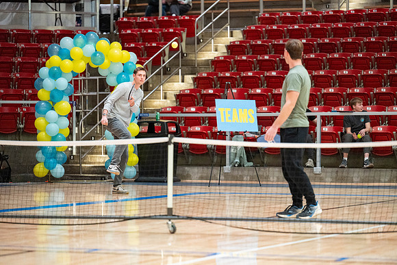 Pickleball Tournament held in the Hart Gym.