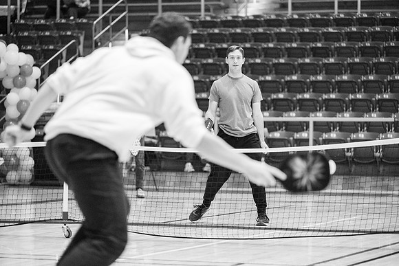 Pickleball Tournament held in the Hart Gym.
