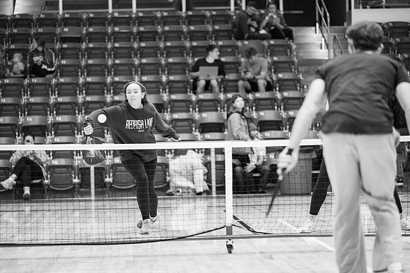 Pickleball Tournament held in the Hart Gym.