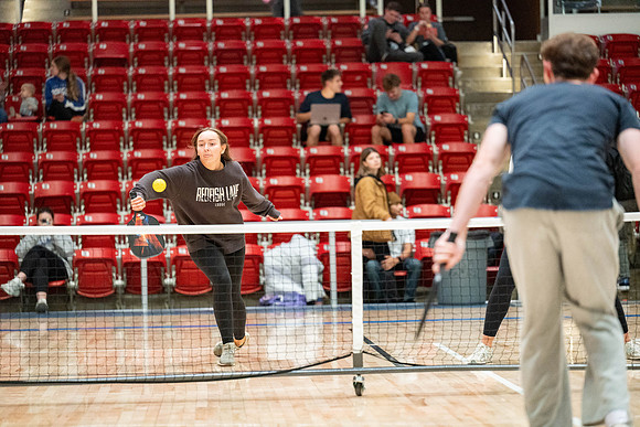 Pickleball Tournament held in the Hart Gym.