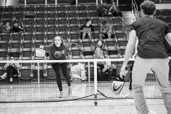 Pickleball Tournament held in the Hart Gym.