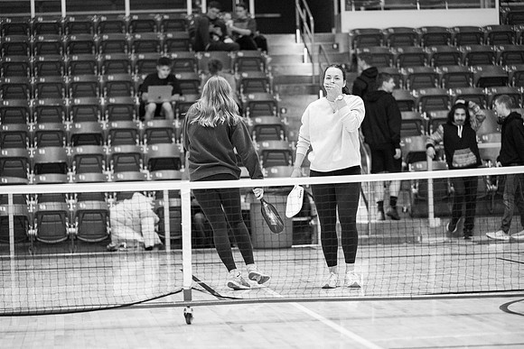 Pickleball Tournament held in the Hart Gym.