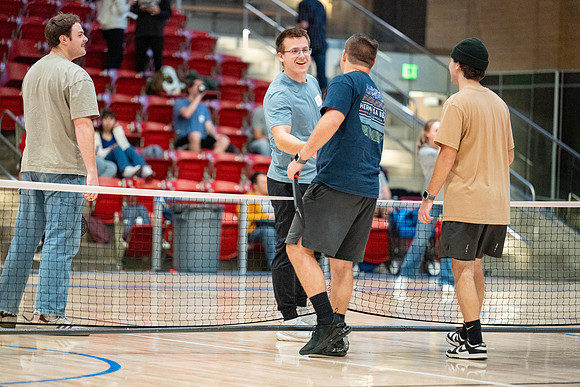 Pickleball Tournament held in the Hart Gym.