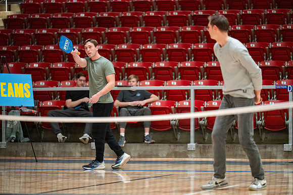 Pickleball Tournament held in the Hart Gym.