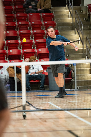 Pickleball Tournament held in the Hart Gym.