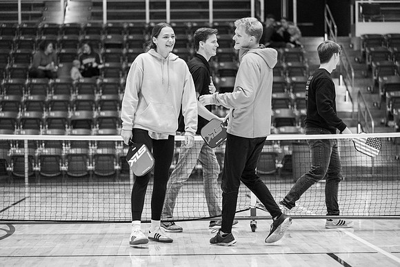 Pickleball Tournament held in the Hart Gym.