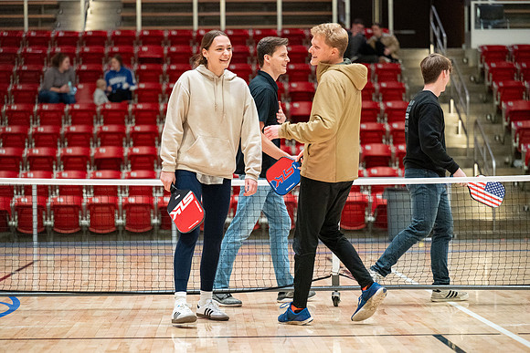 Pickleball Tournament held in the Hart Gym.