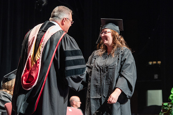 Graduates during Interdisciplinary Studies convocation.
