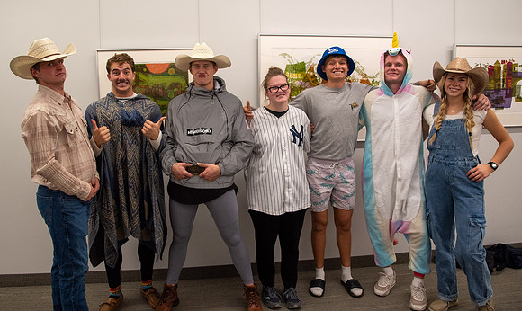 Members of the 108th Ward participate of Halloween Party at the STC.